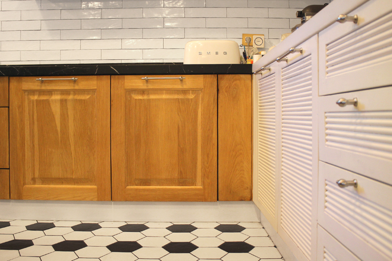 mobiliario de cocina en madera